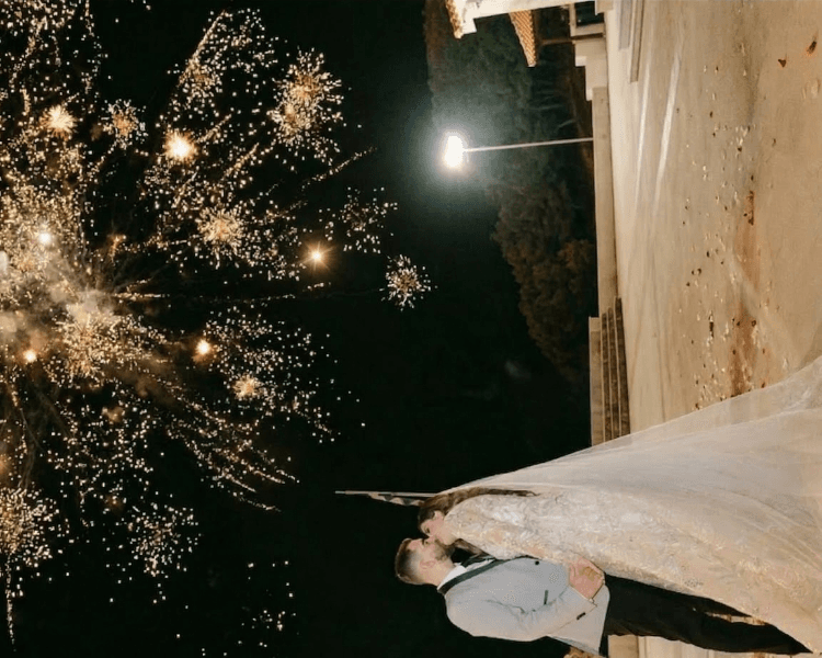 Professional fireworks show